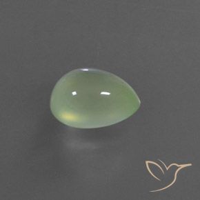 3.28克拉天然葡萄石，梨形，透明