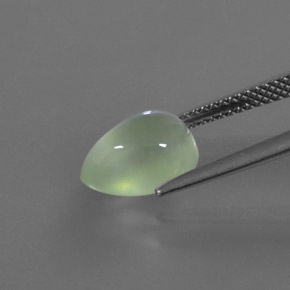 3.15克拉天然葡萄石，梨形，透明