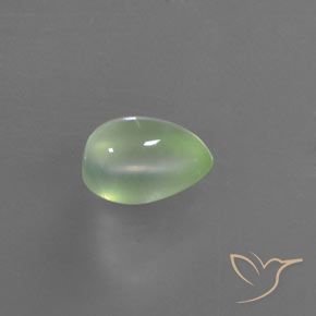 3.31克拉天然葡萄石，梨形，透明