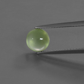 1.86克拉天然葡萄石，圆形切割，透明