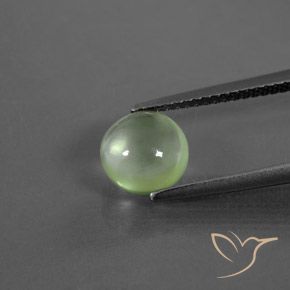 1.90ct 天然 青柠绿 葡萄石, 圆形的, 透明