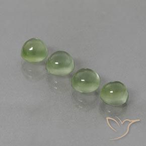 6.22克拉天然葡萄石，圆形的，透明