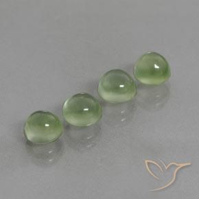6.22克拉天然葡萄石，圆形的，透明