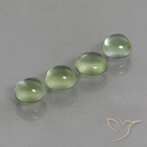5.38克拉天然葡萄石，圆形的，透明