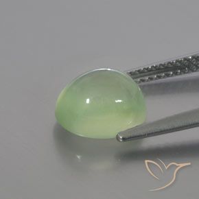 2.89克拉天然葡萄石，椭圆形，透明/半透明