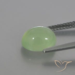 2.81克拉天然葡萄石，椭圆形，透明/半透明