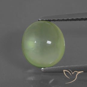 2.43ct 天然 青柠绿 葡萄石, 椭圆形, 透明