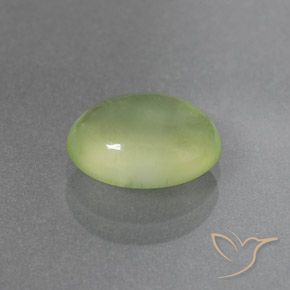 2.66克拉天然葡萄石，椭圆形，透明/半透明