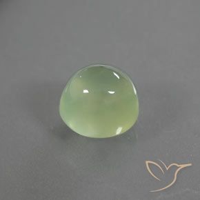 1.70克拉天然葡萄石，椭圆形，透明/半透明