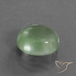 4.10克拉天然葡萄石，椭圆形，透明