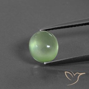 2.39ct 天然 黄绿色 葡萄石, 椭圆形, 透明