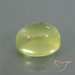 3.64克拉天然葡萄石，椭圆形，透明/半透明