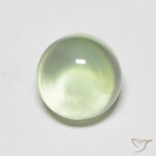 2.34ct 天然 浅绿色 葡萄石, 圆形的, 透明