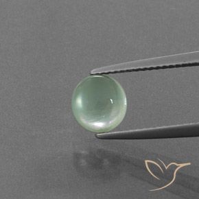 1.73ct 天然 薄荷绿 葡萄石, 圆形的, 透明