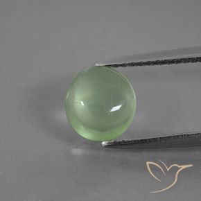 1.93ct 天然 黄绿色 葡萄石, 椭圆形, 透明