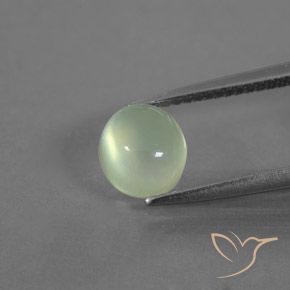 1.82ct 天然 黄绿色 葡萄石, 椭圆形, 透明/半透明