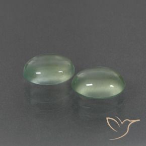 3.77克拉天然葡萄石，椭圆形，透明