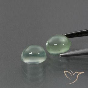 3.16克拉天然葡萄石，椭圆形，透明