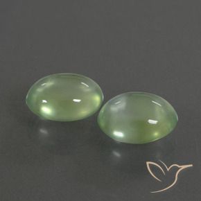 3.94克拉天然葡萄石，椭圆形，透明