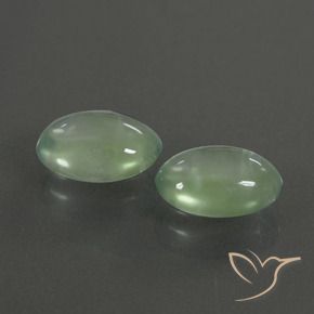 3.48克拉天然葡萄石，椭圆形，透明