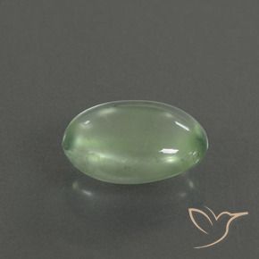 2.06克拉天然葡萄石，椭圆形，透明