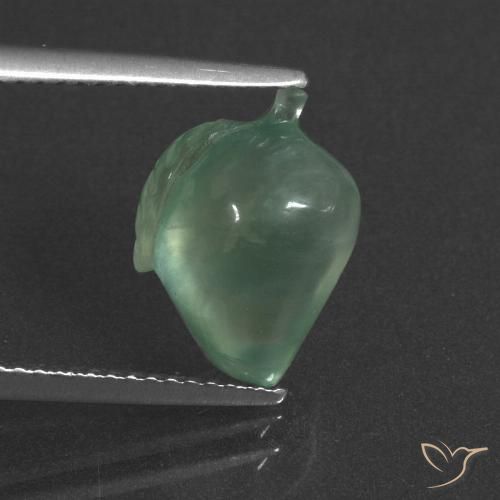 4.74ct 天然 淡薄荷 葡萄石, 花式切割, 半透明