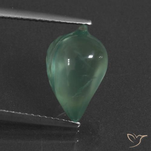 4.76ct 天然 浅绿色 葡萄石, 花式切割, 半透明
