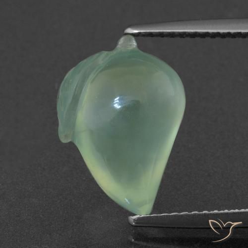 7.37ct 天然 薄荷绿 葡萄石, 花式切割, 半透明