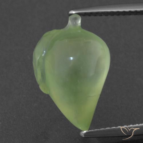 8.47ct 天然 中绿色 葡萄石, 花式切割, 半透明