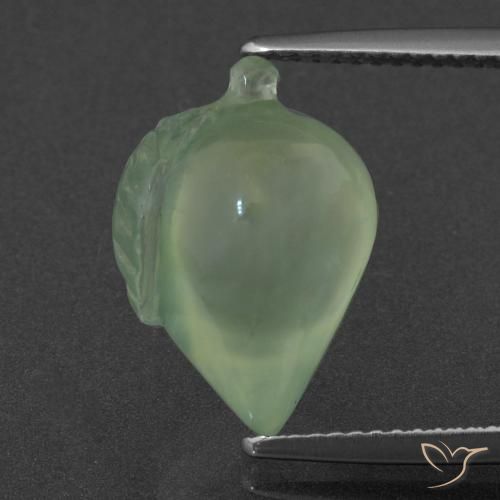 8.08ct 天然 淡柠檬绿 葡萄石, 花式切割, 半透明