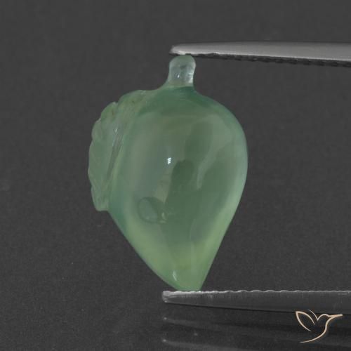 6.25ct 天然 浅绿色 葡萄石, 花式切割, 半透明
