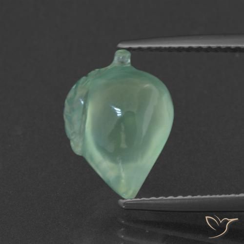 5.58ct 天然 薄荷绿 葡萄石, 花式切割, 半透明