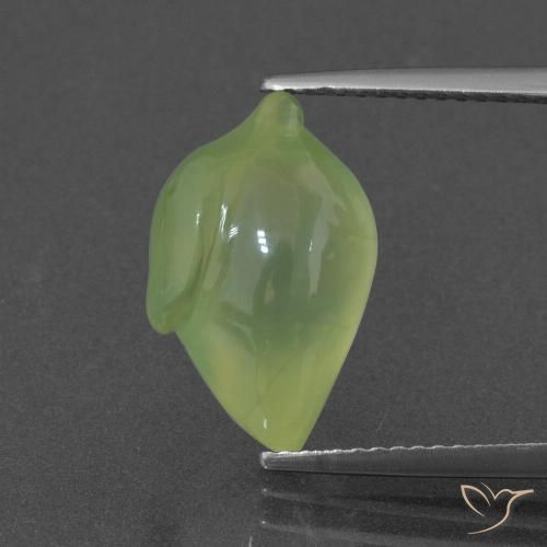 7.16ct 天然 青柠绿 葡萄石, 花式切割, 半透明