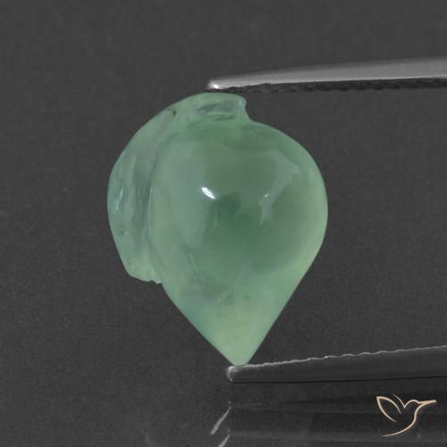 6.68ct 天然 浅绿色 葡萄石, 花式切割, 半透明