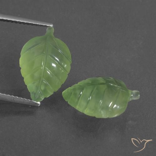 11.80ctw 天然 黄绿色 葡萄石, 花式切割, 半透明