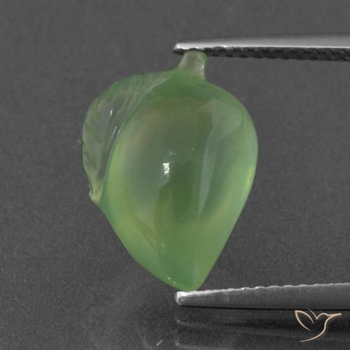 7.00ct 天然 中绿色 葡萄石, 花式切割, 半透明