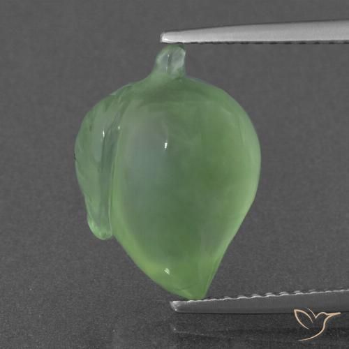 8.31ct 天然 梨绿 葡萄石, 花式切割, 半透明