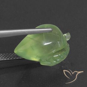 10.14克拉天然葡萄石，花式切割，半透明