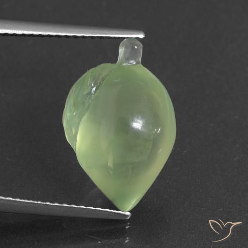 9.92ct 天然 黄绿色 葡萄石, 花式切割, 半透明