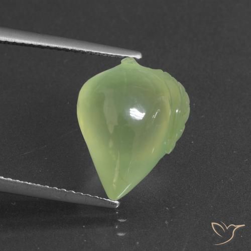 9.14ct 天然 青柠绿 葡萄石, 花式切割, 半透明