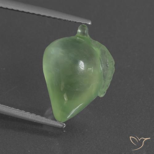 8.27ct 天然 中绿色 葡萄石, 花式切割, 半透明