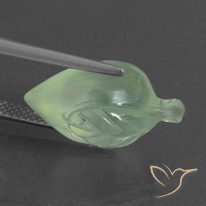 10.77克拉天然葡萄石，花式切割，半透明