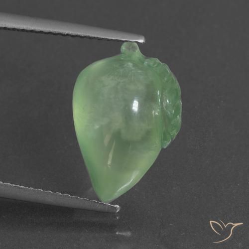 8.31ct 天然 中绿色 葡萄石, 花式切割, 半透明