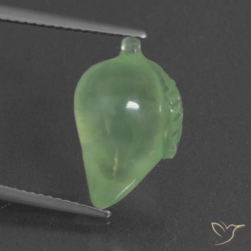 8.55ct 天然 梨绿 葡萄石, 花式切割, 半透明