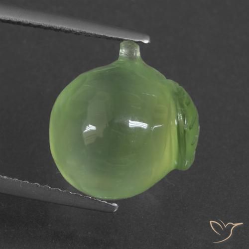 9.55ct 天然 青柠绿 葡萄石, 花式切割, 半透明