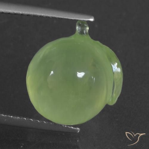 12.12ct 天然 青柠绿 葡萄石, 花式切割, 半透明
