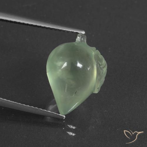 9.98ct 天然 浅梨绿色 葡萄石, 花式切割, 半透明