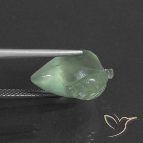 9.98克拉天然葡萄石，花式切割，半透明