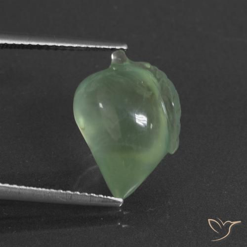 9.17ct 天然 梨绿 葡萄石, 花式切割, 半透明
