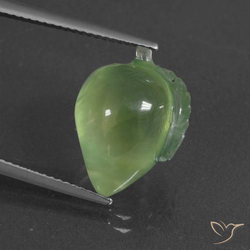 11.03ct 天然 中绿色 葡萄石, 花式切割, 半透明